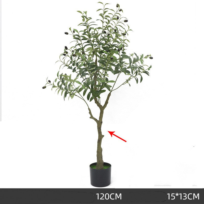 Large Simulation Plant Olive Tree Indoor Window Decoration Simulation Tree