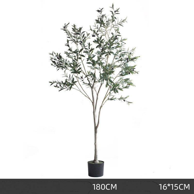 Large Simulation Plant Olive Tree Indoor Window Decoration Simulation Tree