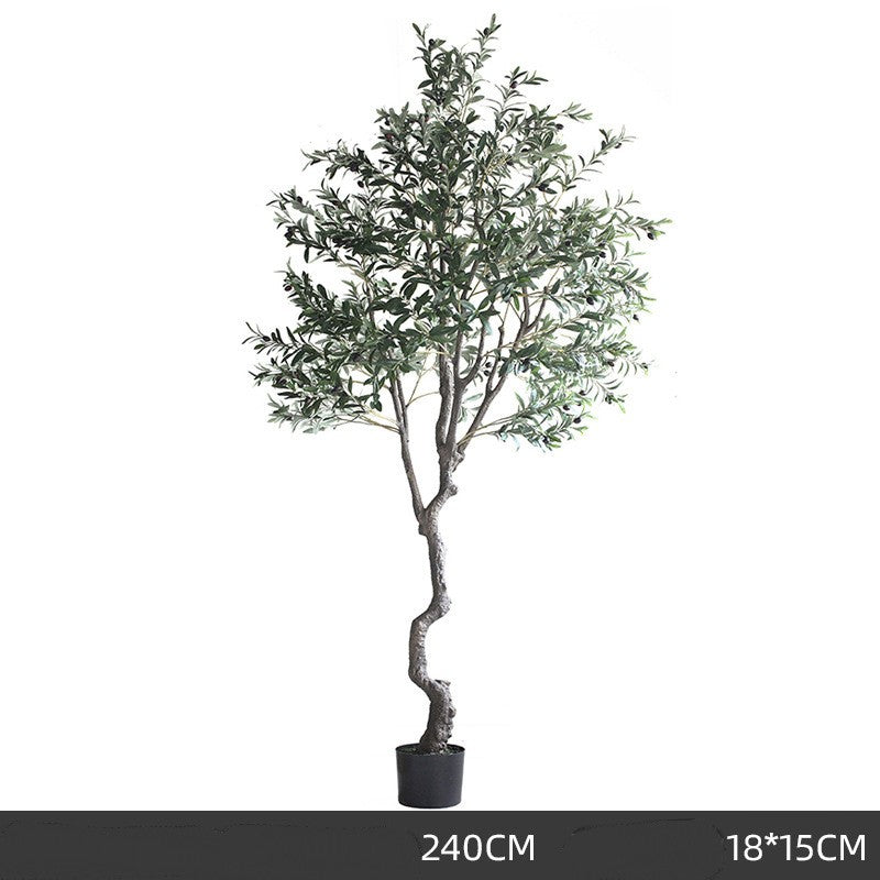 Large Simulation Plant Olive Tree Indoor Window Decoration Simulation Tree