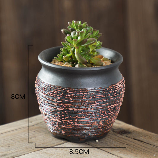 Handmade ceramic succulent flower pots