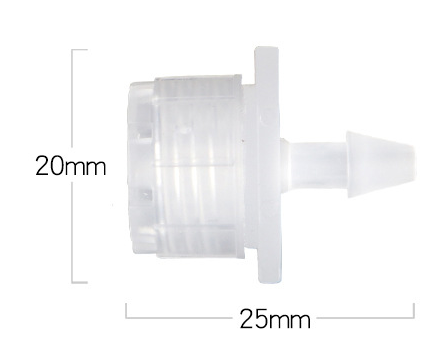 Drip Irrigation System Eight-hole White Transparent Dripper