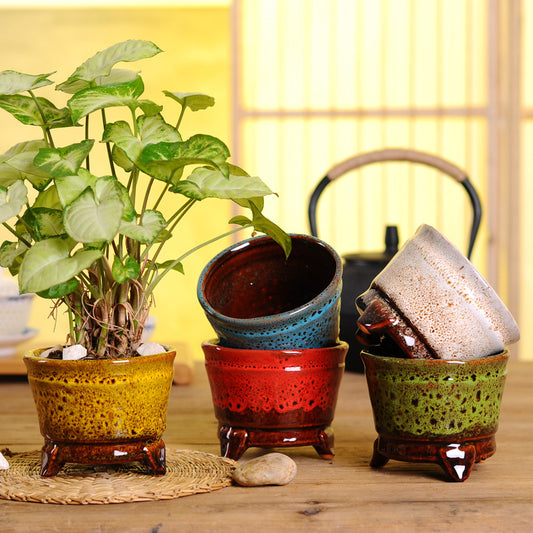 Kiln-turned Succulent Pots Medium And High Temperature