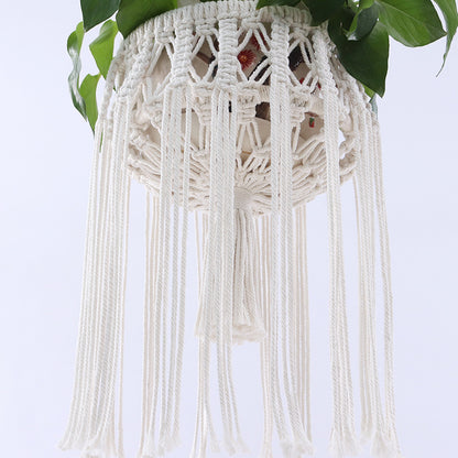 Two Layers Folding Hanging Basket Fruit Basket Hanging Flower Pot