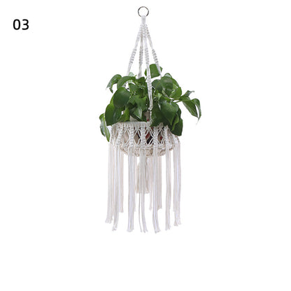 Two Layers Folding Hanging Basket Fruit Basket Hanging Flower Pot