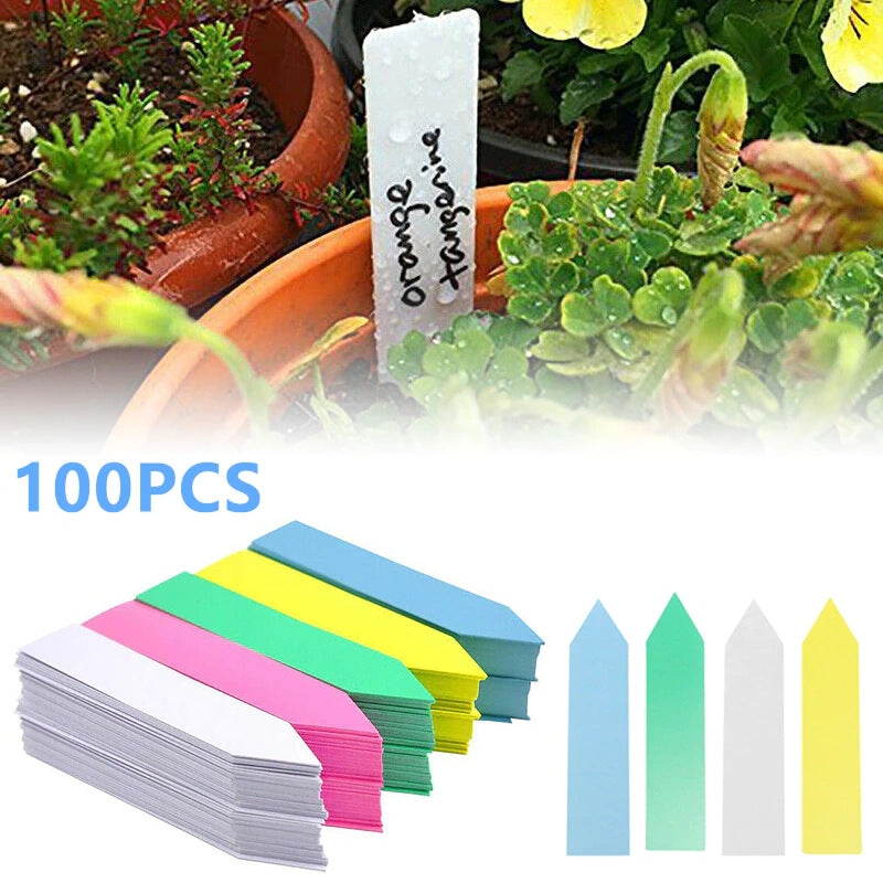 Flower Plant Small Label PVC Water Retaining Plate