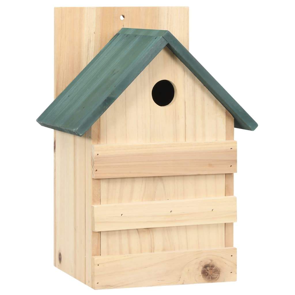 vidaXL Bird Houses 4 pcs 9.1"x7.5"x13" Firwood-1