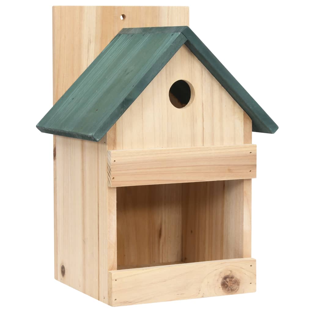 vidaXL Bird Houses 4 pcs 9.1"x7.5"x13" Firwood-2