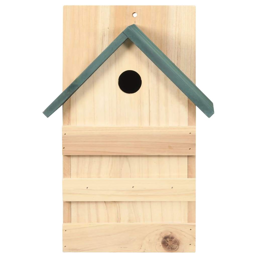 vidaXL Bird Houses 4 pcs 9.1"x7.5"x13" Firwood-3