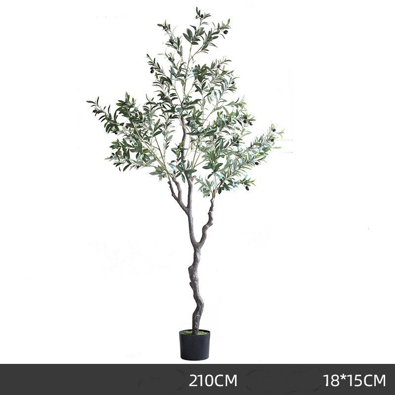 Large Simulation Plant Olive Tree Indoor Window Decoration Simulation Tree