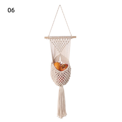 Two Layers Folding Hanging Basket Fruit Basket Hanging Flower Pot