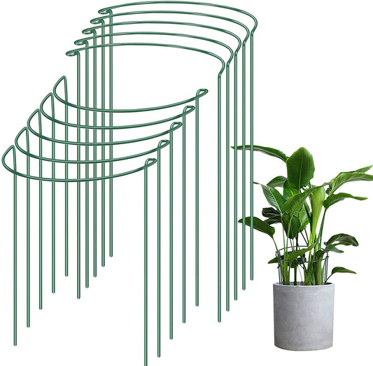 Support Frame Plant Support Rod Green Garden Plant Support Ring Plant Stand
